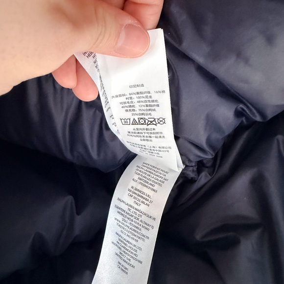 Polo by Ralph Lauren Navy Faux-Fur Hooded Puffer Parka - Picture 5 of 10